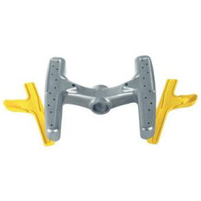 Bradley S05-205 316 Stainless Steel eye/face wash assembly with dust covers