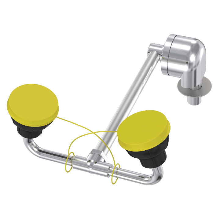 Bradley S19-270JD Swing Down Eye Face Wash Station Deck Mounted