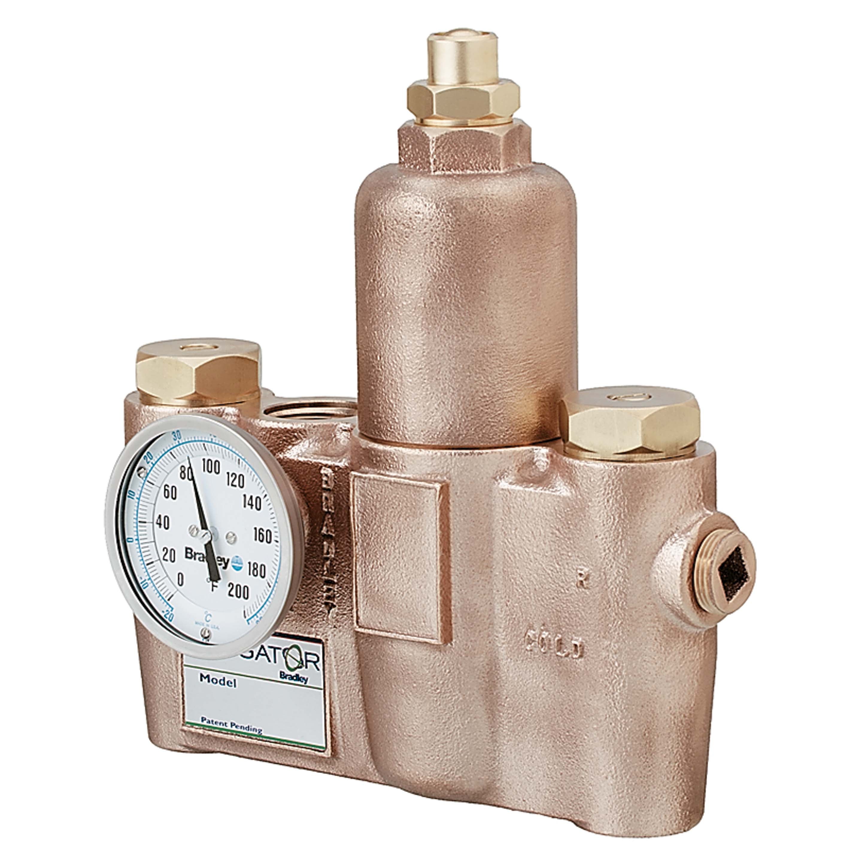 Bradley S19-2100 Eyewash Safety Shower Thermostatic Mixing Valve 26 GPM