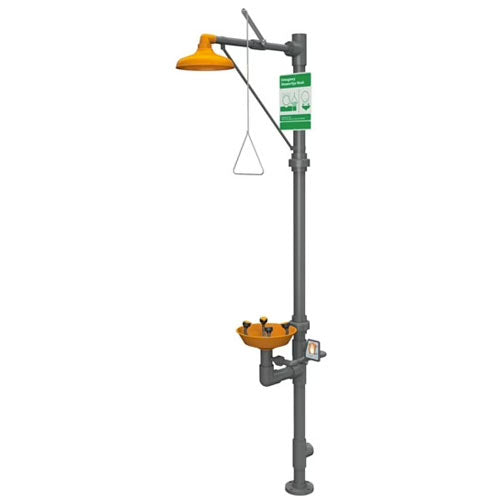 Guardian G1998 Safety Station with WideArea Eye/Face Wash Station, All-PVC