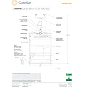 Guardian G1562HTR Freeze Resistant Portable Eyewash/Drench Hose Unit