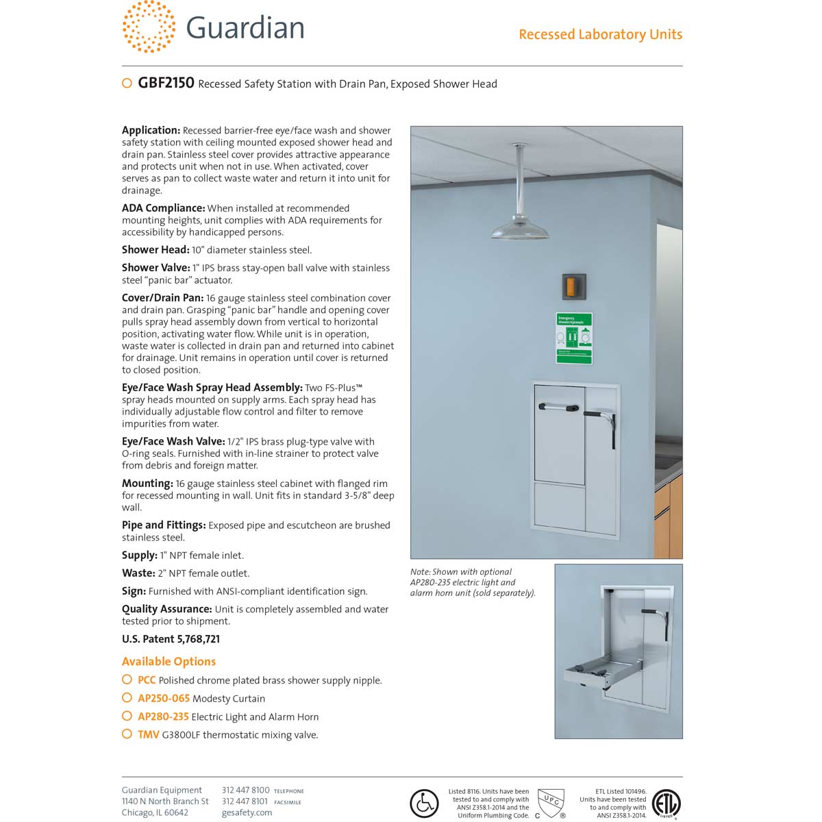 Lab Recess Popular Guardian Recessed Laboratory Units Overview