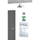 Guardian GBF2170 Recessed Safety Station with Drain Pan, Wall Mounted Exposed Shower Head