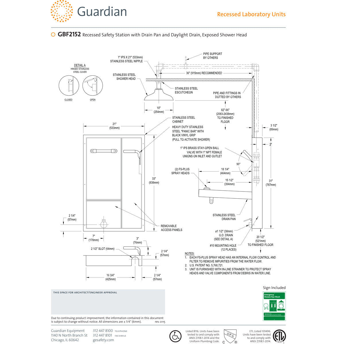 Lab Recess Popular Guardian Recessed Laboratory Units Overview