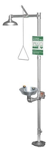 Guardian G1902PCC Combination Eyewash station Drench Shower Chrome