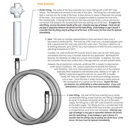 Guardian G5026 Wall Mounted Dual Head Eyewash/Drench Hose Unit