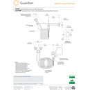 Guardian G5014 Eyewash/Drench Hose Unit, Wall Mounted