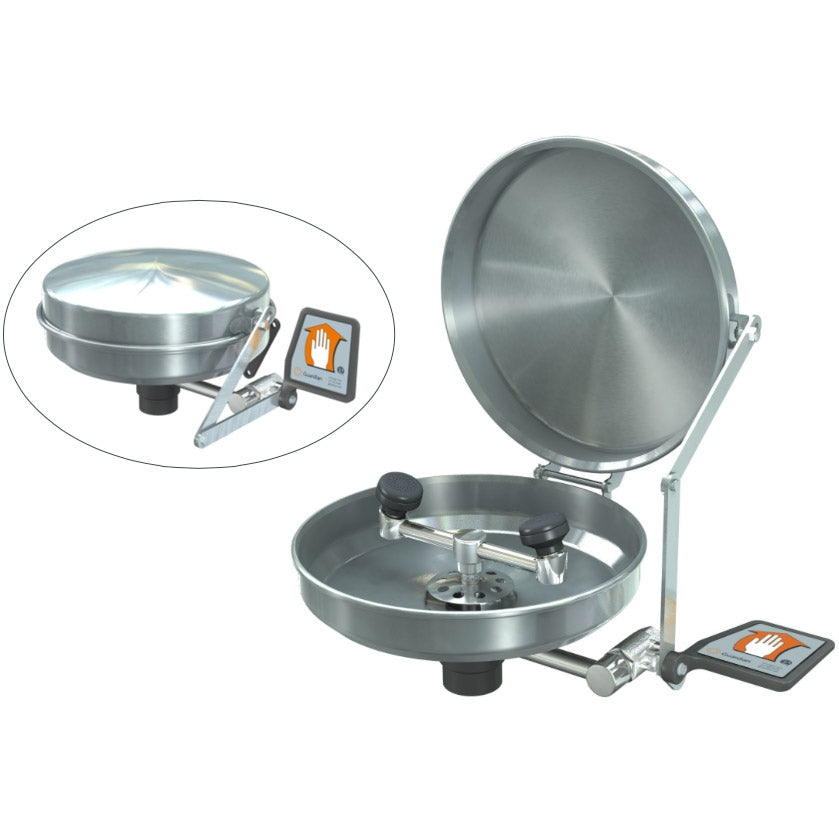Guardian G1814BC Eyewash, Wall Mounted, Stainless Steel Bowl and Cover