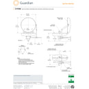 Guardian G1750BC Wall Mount Eye/Face Wash Station, SS Bowl and Cover
