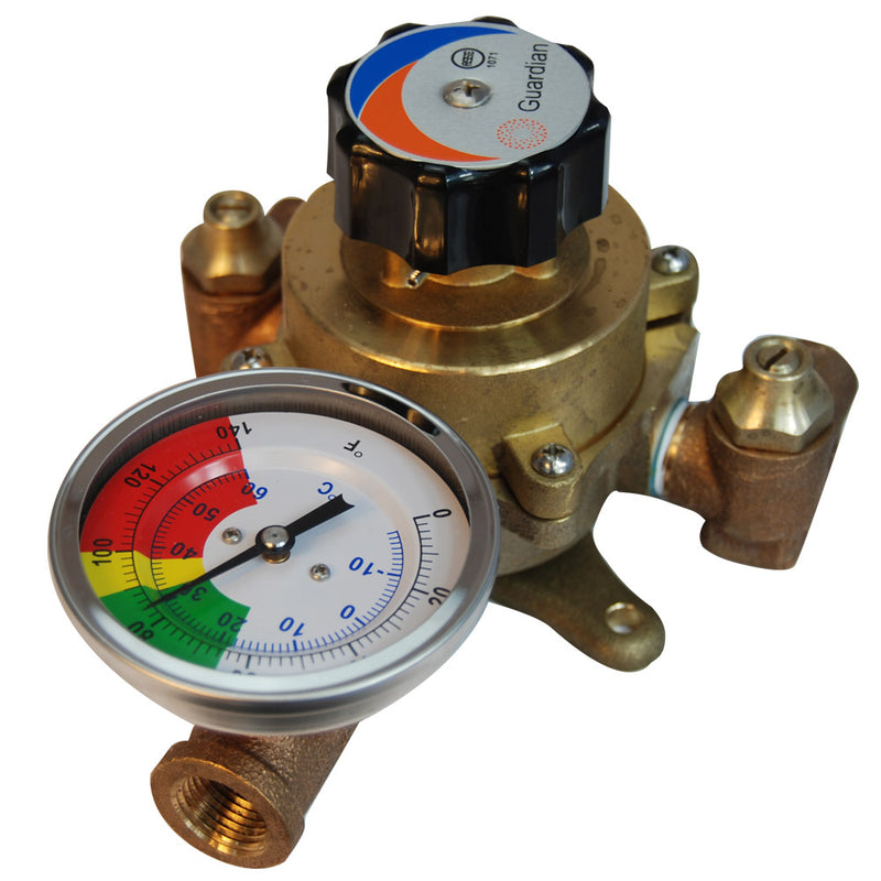 Guardian G3600LF Lead Free Water Tempering Valve, 6 GPM Capacity