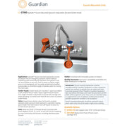 Guardian G1100 EyeSafe Faucet-Mounted Eyewash Station w/ 3