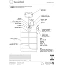 Guardian G1562DOL 15 Gal Portable Eye Wash/Drench Hose, with Dolly