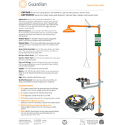 Guardian GBF1909 Barrier-Free Emergency Shower Eyewash Station Combo