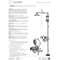 Guardian G1902BC-SSH Combination Eyewash w/ Bowl Cover & Stainless Steel Drench Shower