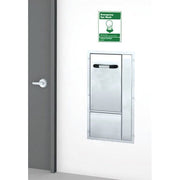 Guardian GBF1735DP Swing-Down Eye/Face Wash Station, Recess Mounted