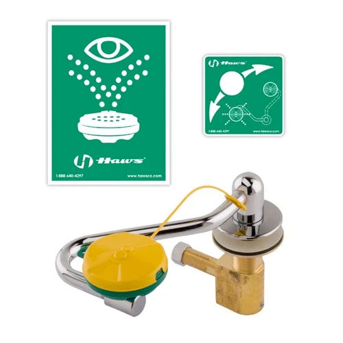 Haws 7611 Swing-Away Eyewash Station Universal Mount