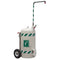 Hughes J40K45G Mobile Safety Shower and Eyewash with Integral Stainless Steel Cart