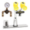 Speakman SEF-1812-TW Electronic Eyesaver(R) Eyewash and Lavatory Faucet, with Thermostatic Mixing Valve
