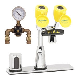 Speakman SEF-1813-TW Electronic Eyesaver(R) Eyewash and Lavatory Faucet, with Th