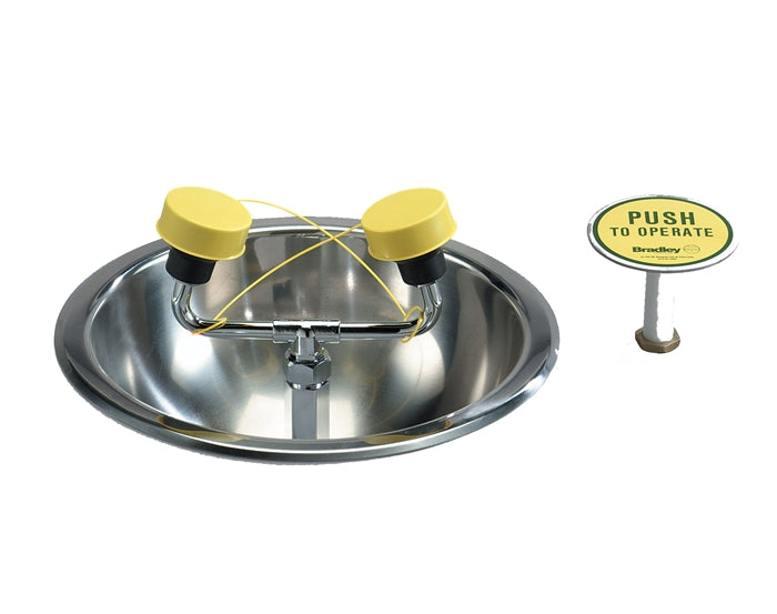 Bradley S19-260, Deck-Mounted Eye/Face Wash Fixture