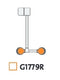 Guardian G1779R Eye/Face Wash Station, Deck Mounted AutoFlow Swing-Down