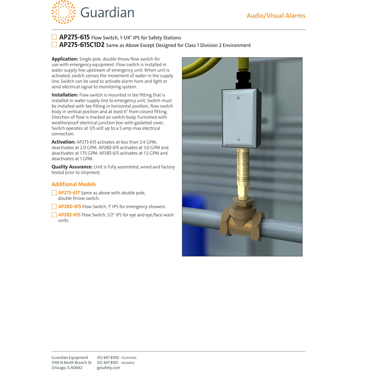 Guardian-AP275-617-Flow-Switch-C2672495