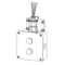 Bradley S19-889B DUAL 4X LIGHT - GA -240VAC