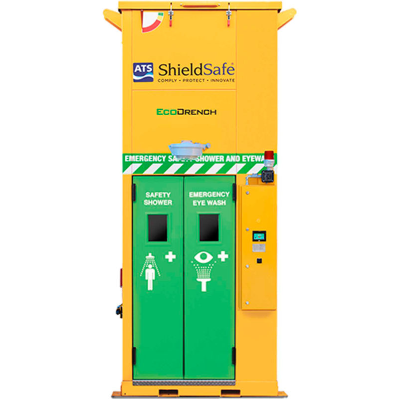 ATS WBB2813017 ShieldSafe Ecodrench C1D2 Self-Contained Cubical Safety Shower - Class One Division Two