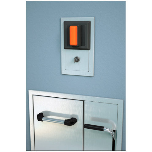 Guardian AP280-232 1" Alarm Assembly, w/ Recessed Amber Strobe Light and Horn, and Silencing Switch