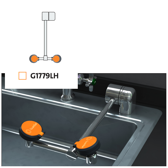 Guardian G1779LH Deck Mtd Eye/Face Wash