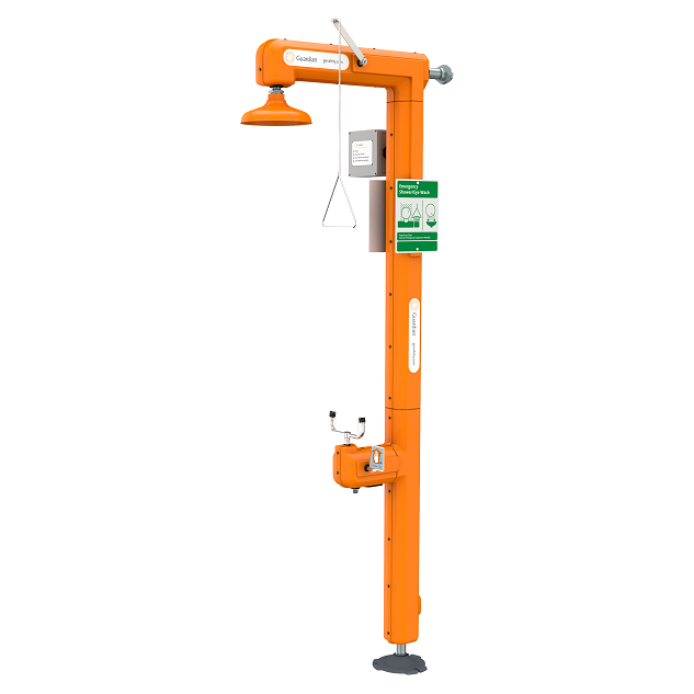 Guardian GFR3301 Heated Safety Station with Eyewash, IEEE Compliant ...