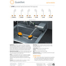 Guardian G1778R Eye/Face Wash, Wall Mounted Swing-Down