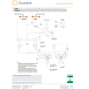 Guardian G1895LH Deck Mtd Auto-flow Eye Wash