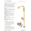 Guardian G1941 Safety Shower with Eyewash, Freeze Protection Valve