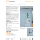 Guardian GBF2160 Recessed Laboratory Emergency Shower Eyewash Station