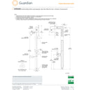 Guardian GFR3200 Heated Safety Station with Eyewash, Top Inlet, Rated for Class I, Division 1 Environment