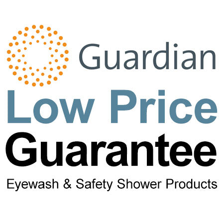 Guardian G1992 PVC Emergency Drench Shower with Eyewash Station - Replaced w/ Guardian G1990 (Stainless Steel Valves vs PVC)