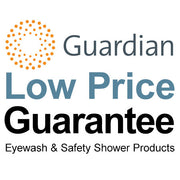 Guardian G1950 Safety Shower with Eye/Face Wash Station, Stainless Steel Bowl