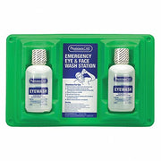 Physicianscare 24-102 Eye Wash Station, (2) 16 oz Bottle Size, 3 yr Shelf Life, 17 1/2 in Height, 10 3/4 in Width