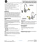 Bradley S19-505T Deck-Mount Swing-Activated Faucet/Eyewash Unit, Tempered Faucet, Left Hand