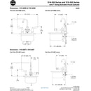 Bradley S19-505T Deck-Mount Swing-Activated Faucet/Eyewash Unit, Tempered Faucet, Left Hand