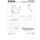 Bradley S19224B Halo Eyewash Station w/ SS Bowl, Wall Mount