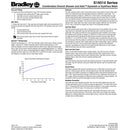 Bradley S19314DCZS Eyewash, Stainless Steel Bowl & Dust Cover; Plastic Showerhead, SS Piping