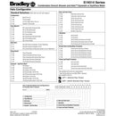 Bradley S19314DCZS Eyewash, Stainless Steel Bowl & Dust Cover; Plastic Showerhead, SS Piping