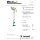 Speakman SE-584 Eyewash, Pedestal mounted