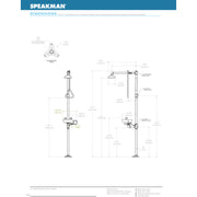 Speakman SE-697 Combination Eyewash and Drench Shower