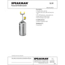 Speakman SE-591 Pressurized Portable Eyewash