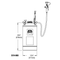 Bradley S19-690 Portable Eyewash And Drench Hose Station 10 Gallon