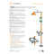 Guardian G1902P-HFC Safety Shower with Eyewash Station, Hand/Foot Control, Plastic Bowl