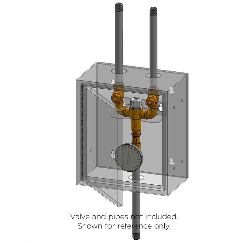 Speakman Safe-T-Zone STW-SC1 Thermostatic Mixing Valve Cabinet - STW-SC1